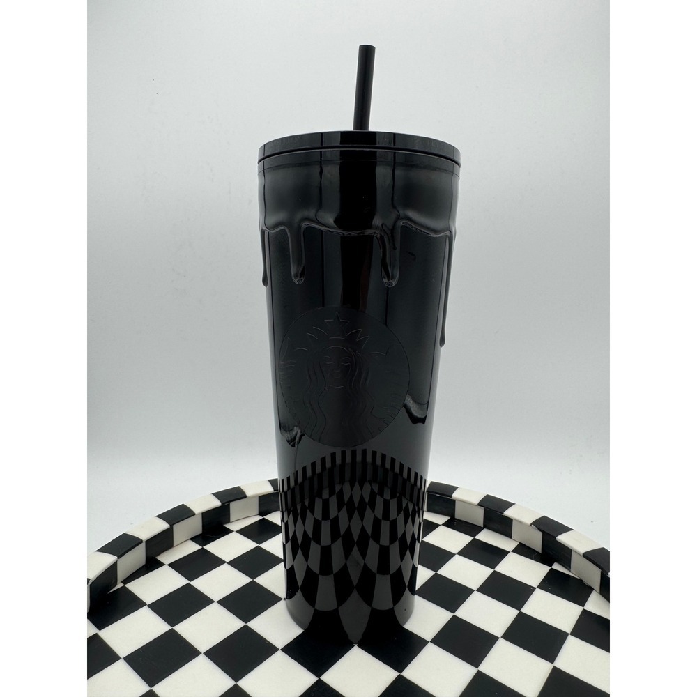NWT Starbucks Halloween 2024 Obsidian Ooze Cold Cup (24 oz)